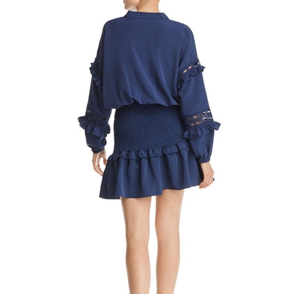 Aqua Blue Smocked Dress - Picture 3 of 5